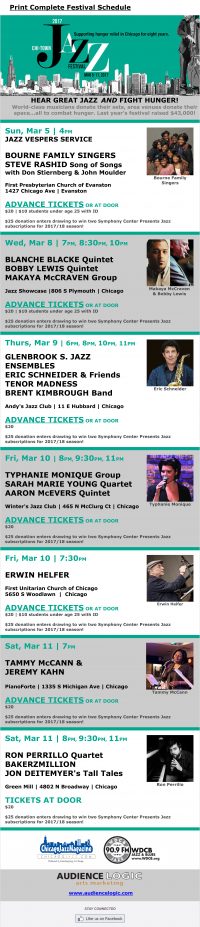 2017 Chi Town Jazz Festival